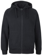 Kids Full Zip Fleecy Hoodie - Black  | JCR-S3FH Kids LHB E-1089 